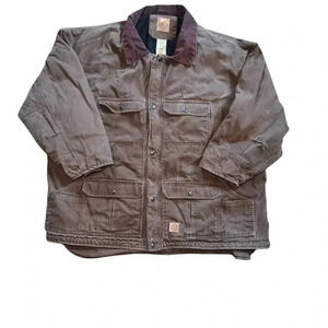 Mens Berne Workwear Washed Contractor Coat